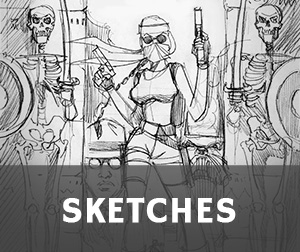 Tomb Raider IV: The Last Revelation Sketches