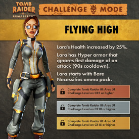 tomb raider 1 remastered challenge mode outfit08 flying high