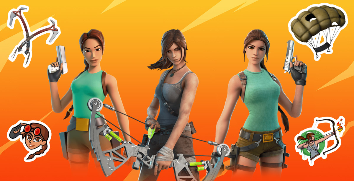 Lara Croft Has Officially Joined Fortnite!