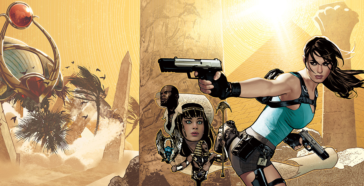 Lara Croft and the Temple of Osiris Box Art Reimagination by Adam Hughes