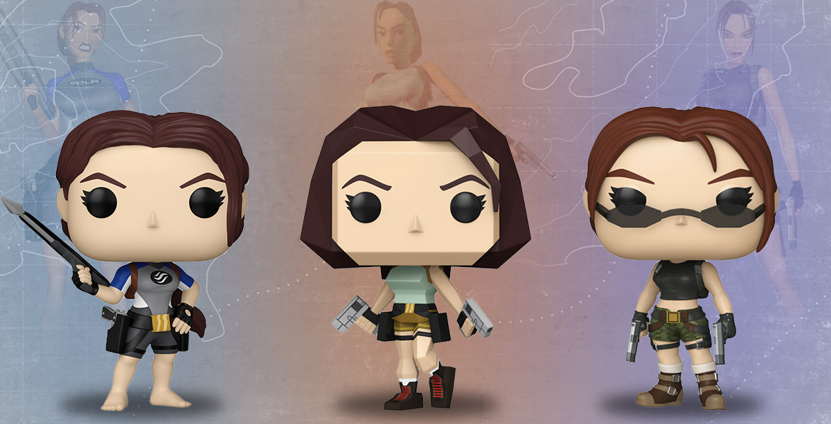 Three New Lara Croft Funko Pop! Figures Celebrate Tomb Raider’s Classic Legacy