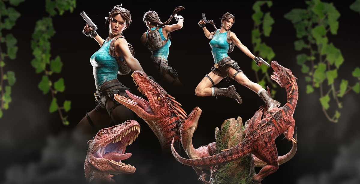 Weta Workshop's Lara Croft - The Lost Valley Statue