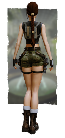 Camo Shorts (back)